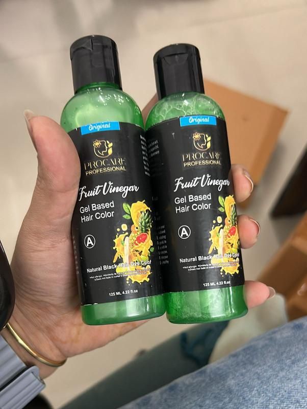 Fruit Vinegar Gel Based Hair Color -Pack of 2