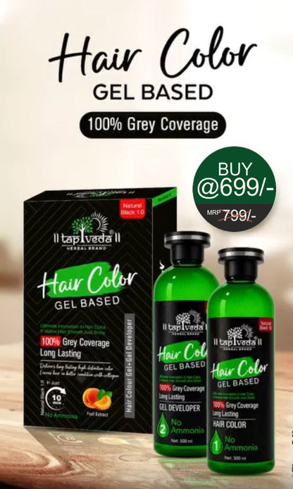 Fruit Vinegar Gel Based Hair Color -Pack of 2